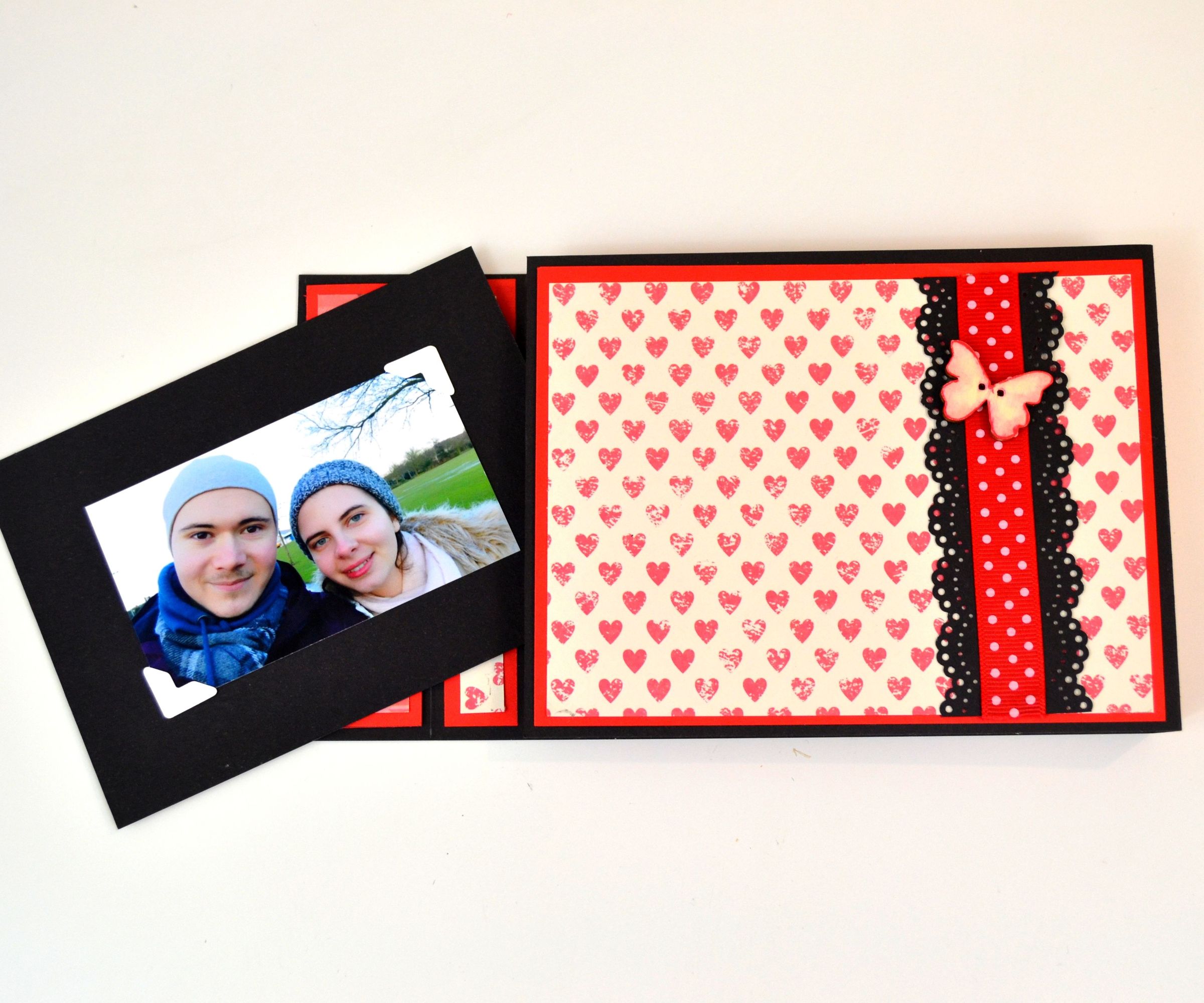 DIY Crafts - How to Make a Mini Album Card - Paper Photo Album Tutorial - Scrapbooking Gift Ideas