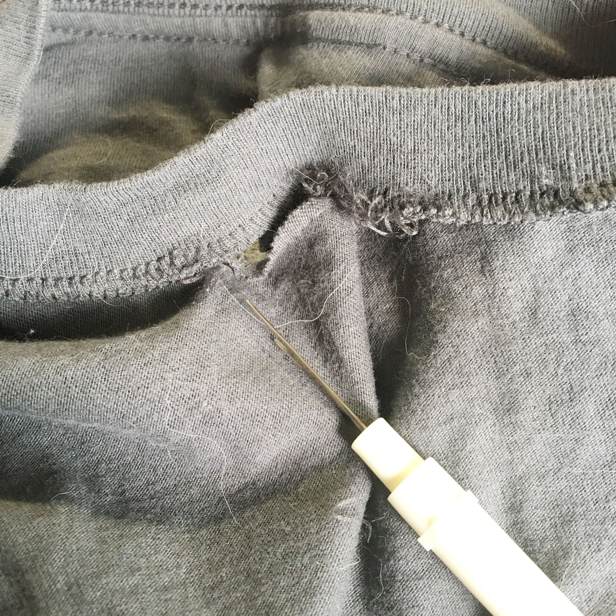 Turning a Crew Neck Into a VNeck 11 Steps (with Pictures
