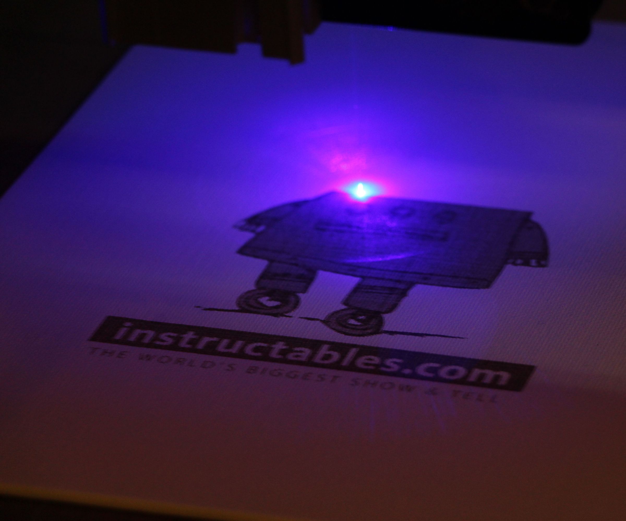 CNC Laser for Printing Images and Engraving - Shapeoko 2 Based