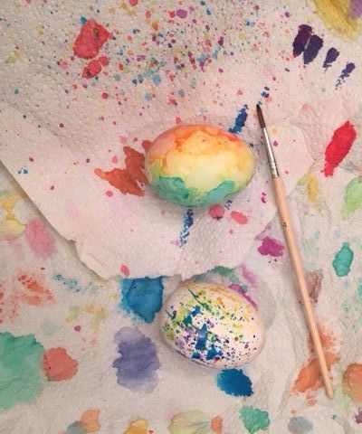 Watercolor Easter Eggs