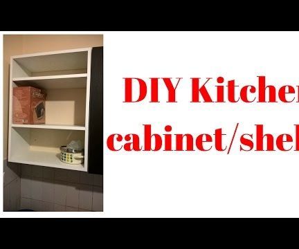 DIY Small Kitchen Cabinet/shelf Made of Plywood