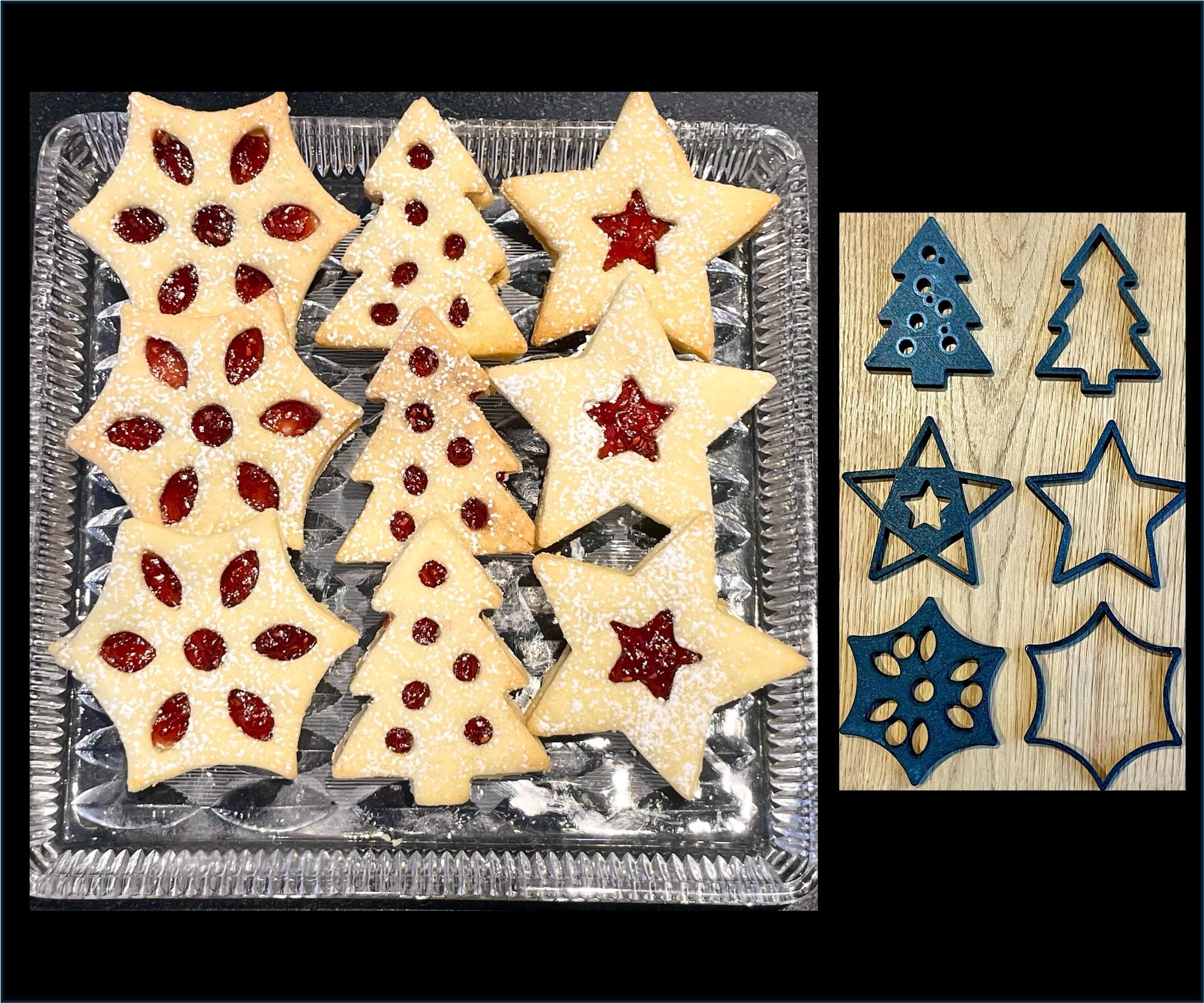 Bake Jam Sandwich Cookies Using 3D-Printed Cookie Cutters