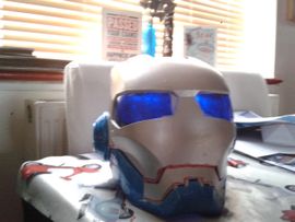 hasbro iron man helmet mod IRON MAN PROJECT 1: WAR MACHINE/PATRIOT HELMET MOD : 6 Steps