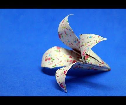 How to Make an Origami Flower 