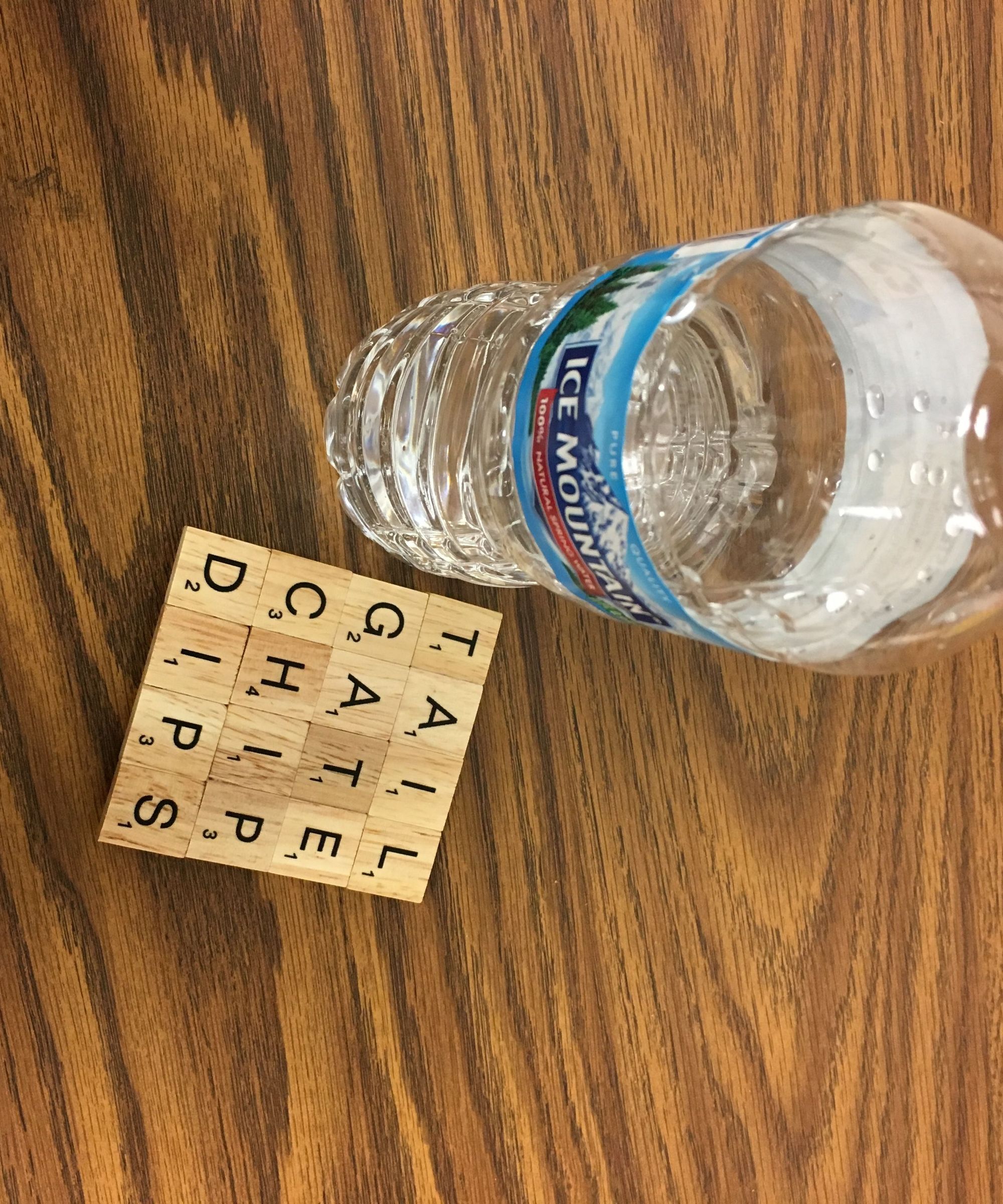 Cork Board Scrabble Coasters