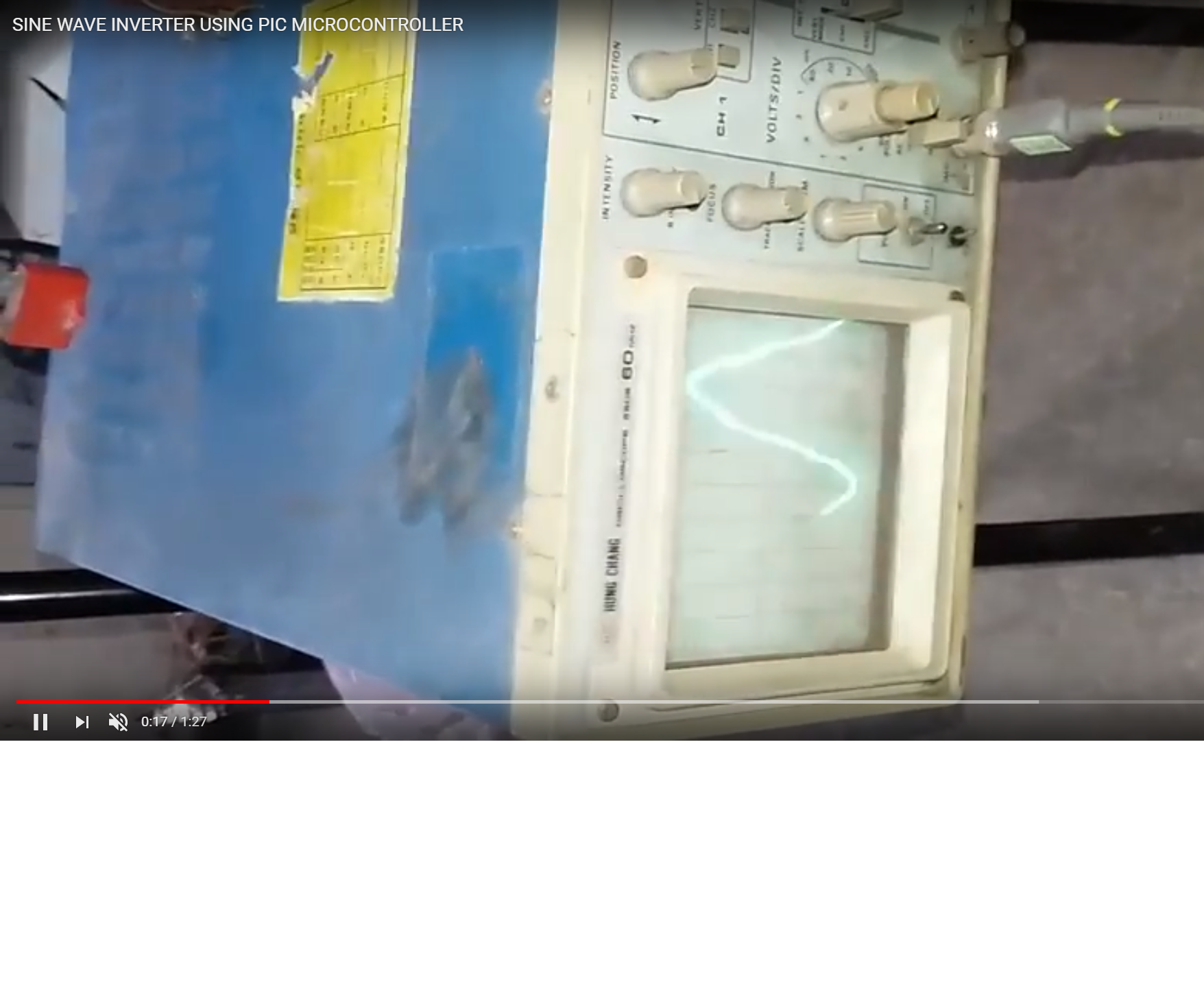 SINE WAVE INVERTER USING PIC MICROCONTROLLER