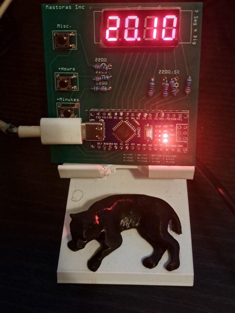 DIY Clock With Arduino Nano and PCB : 5 Steps Circuit Diagram