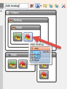 In Visuino Add Components