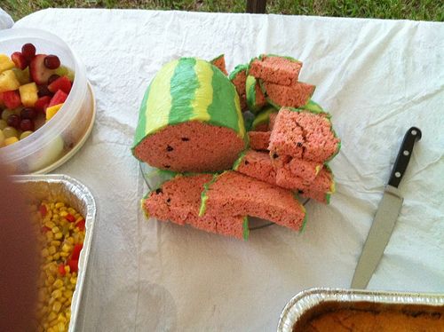 Rice Krispie Treat Watermelon