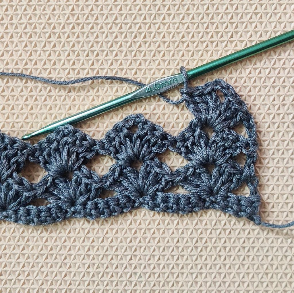 Table Runner Using Shell Stitch Easy Table Crochet Runner