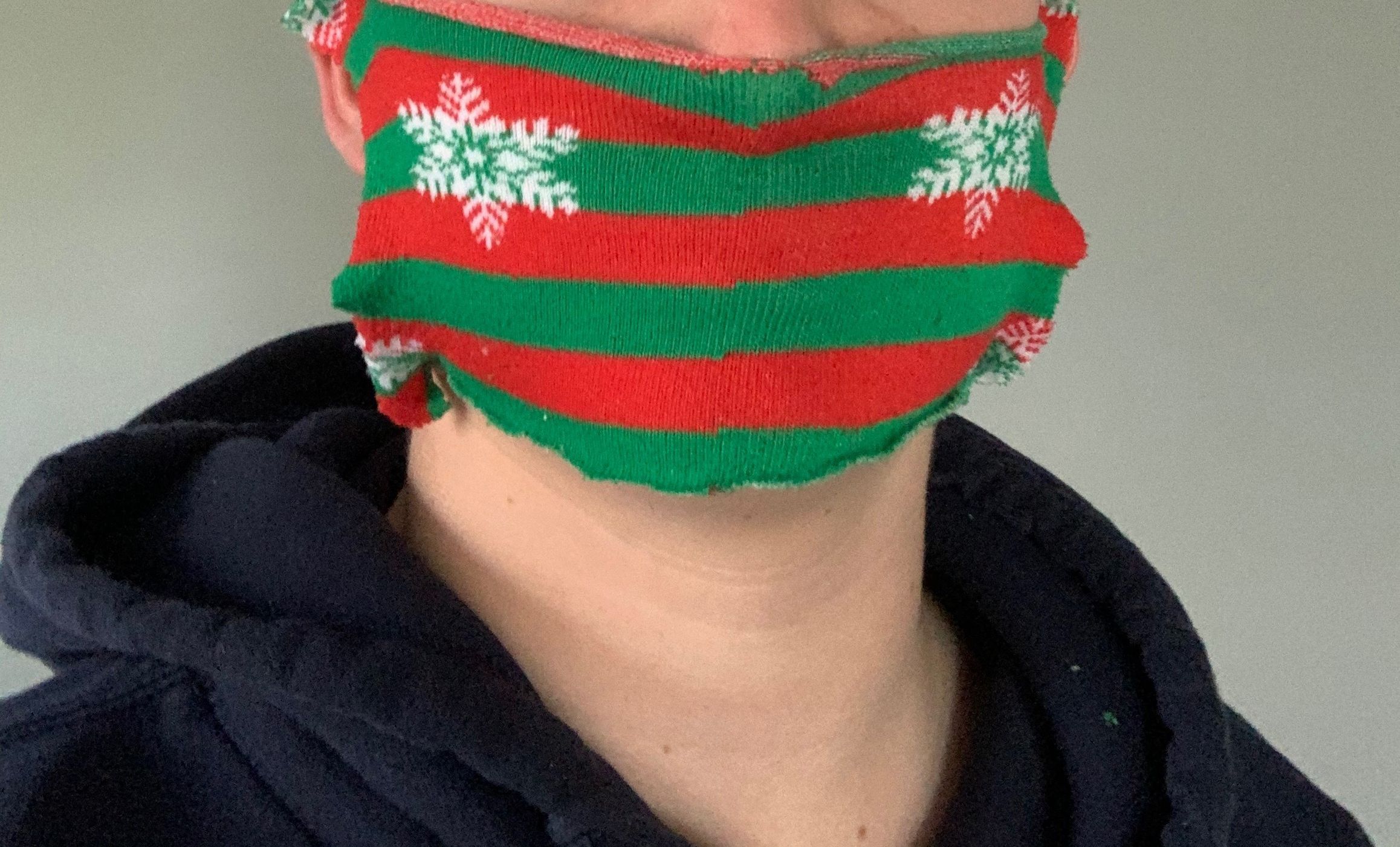 How to Make a Mask Out of a Sock