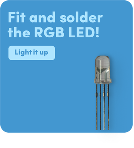 Fit and Solder the RGB LED