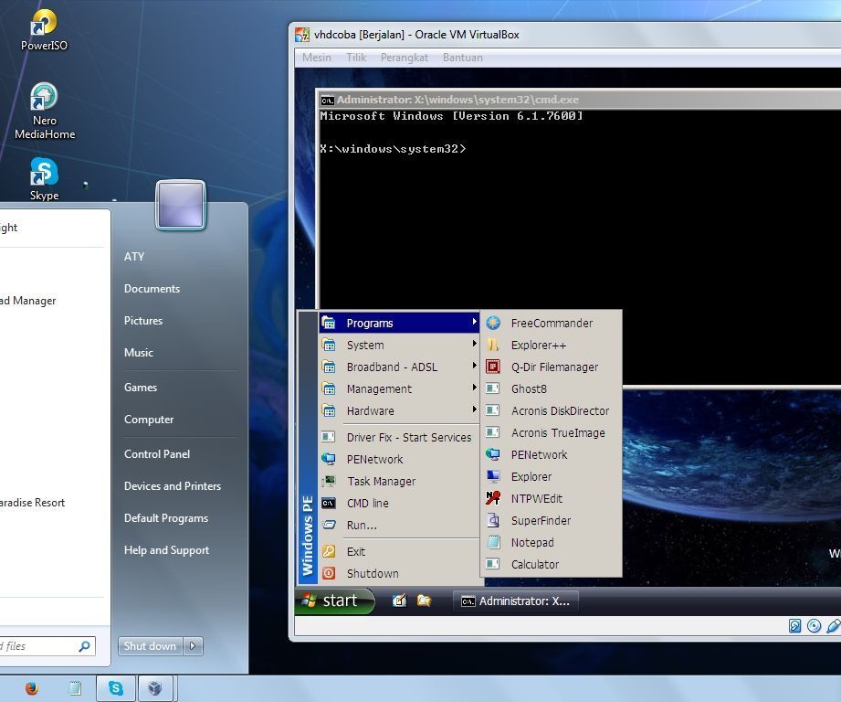 How to Boot Windows 7 in a USB Drive (Windows PE LiveCD or LiveUSB)