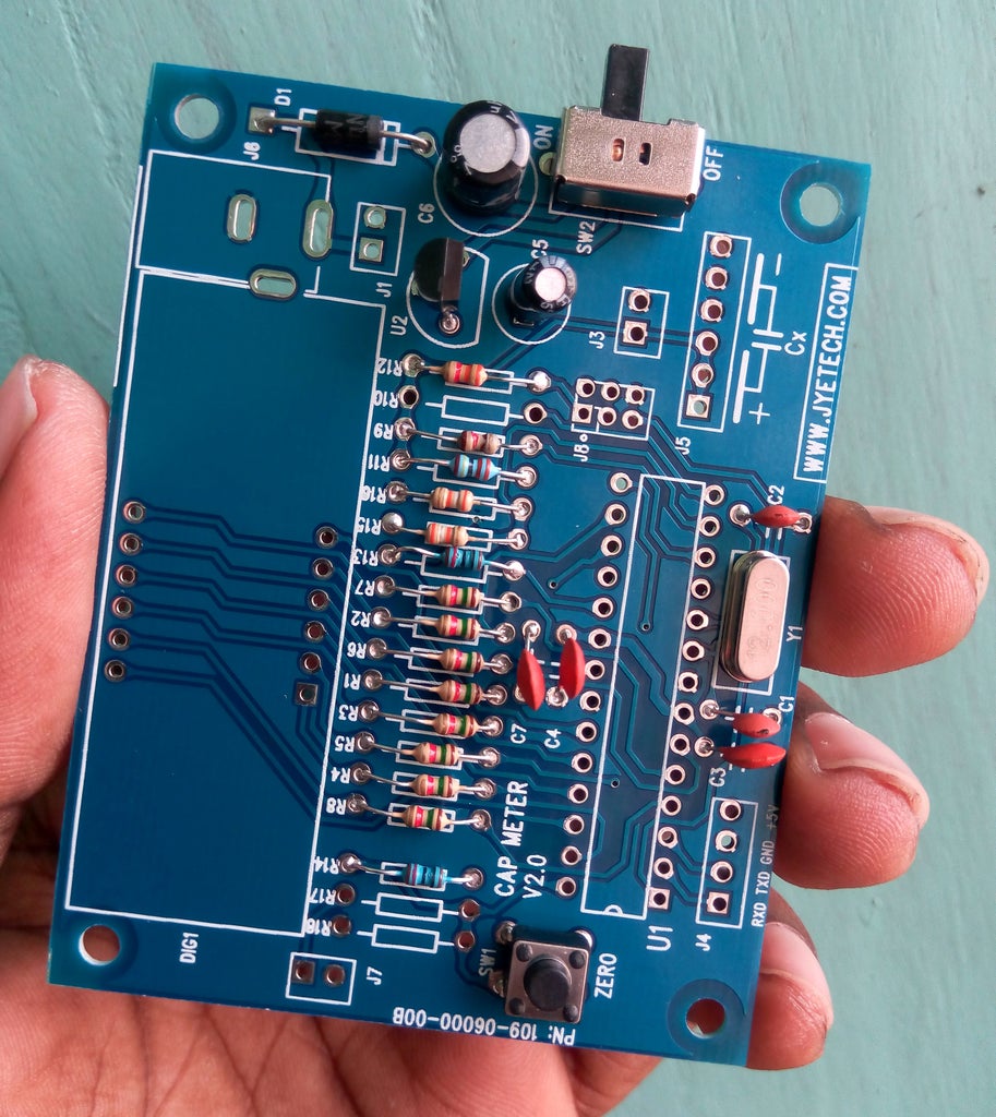 DIY Capacitance Meter : 7 Steps Circuit Diagram