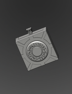 Stargate 3D Locket With Hidden Locking Mechanism