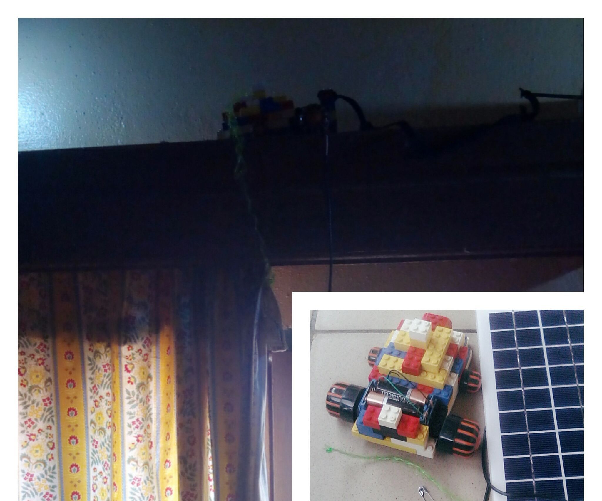 Solar Powered: Automatically Open Window Drapes(curtains) in the Morning and Close at Night.