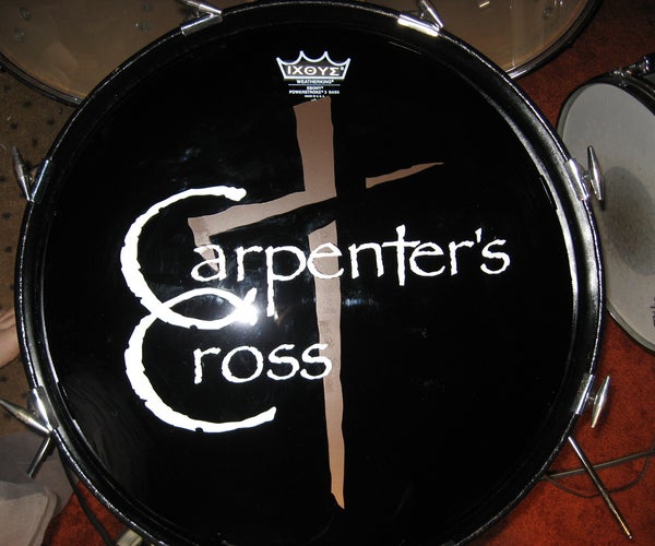 Add Vinyl Logo to Bass Drum