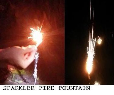 Pyromaniac Sparkler Fire Fountain