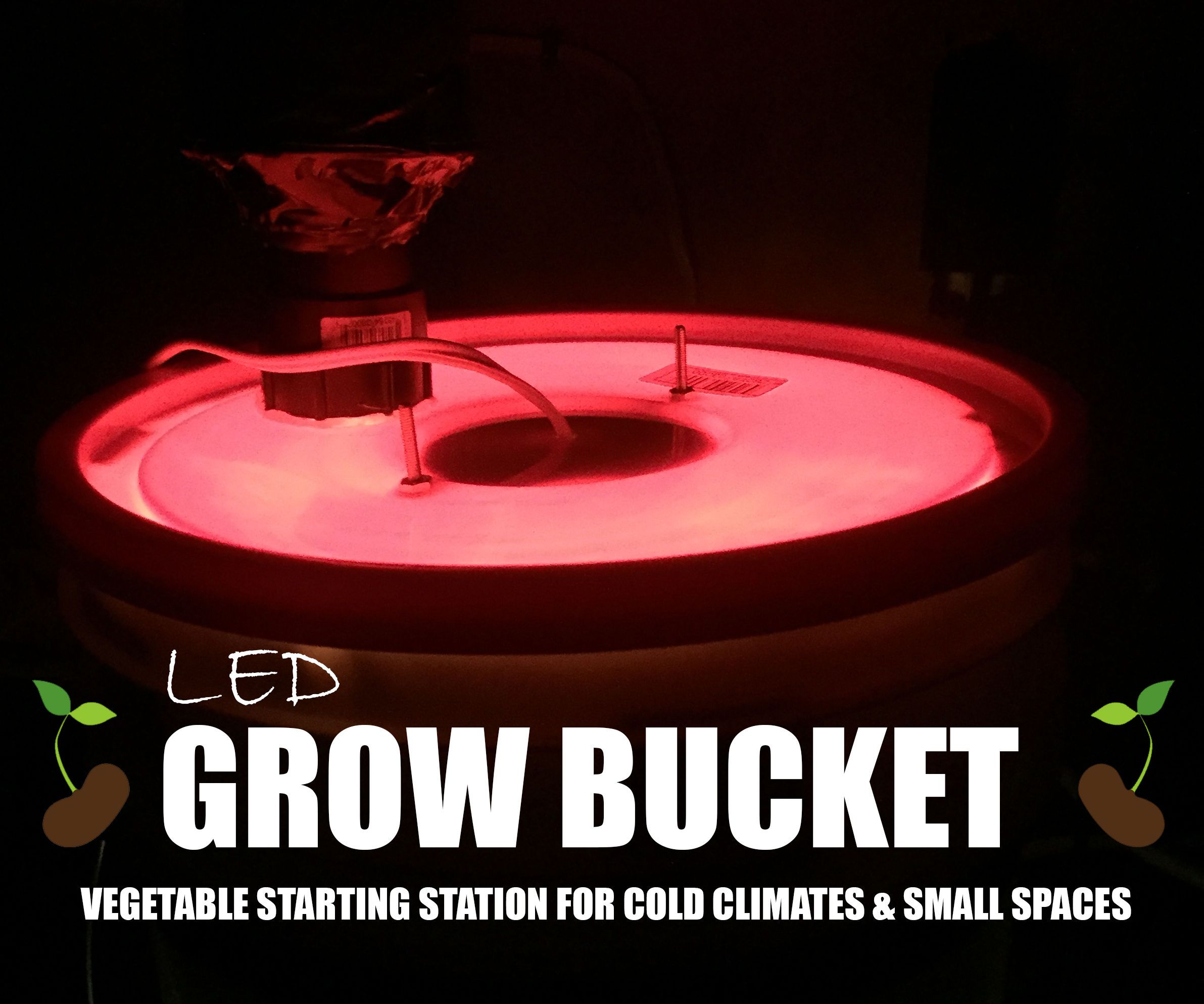 Grow Bucket - Small & Compact Vegetable Starting Station 