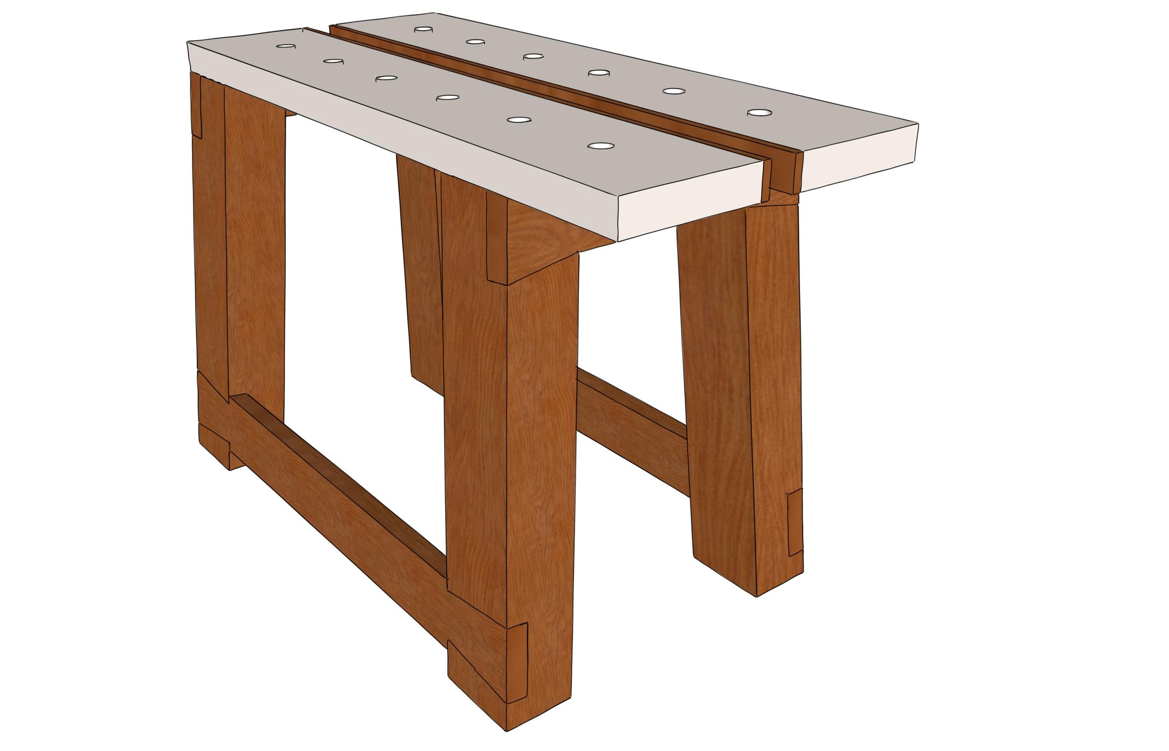 Build a Sawyer's Bench 9 Steps (with Pictures) Instructables