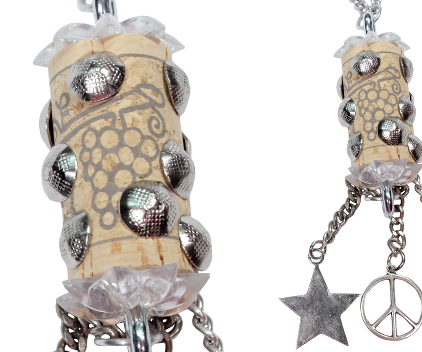 Recycled Wine Cork Necklace Tutorial