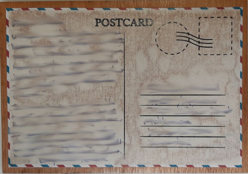Plywood Postcard : 3 Steps - Instructables