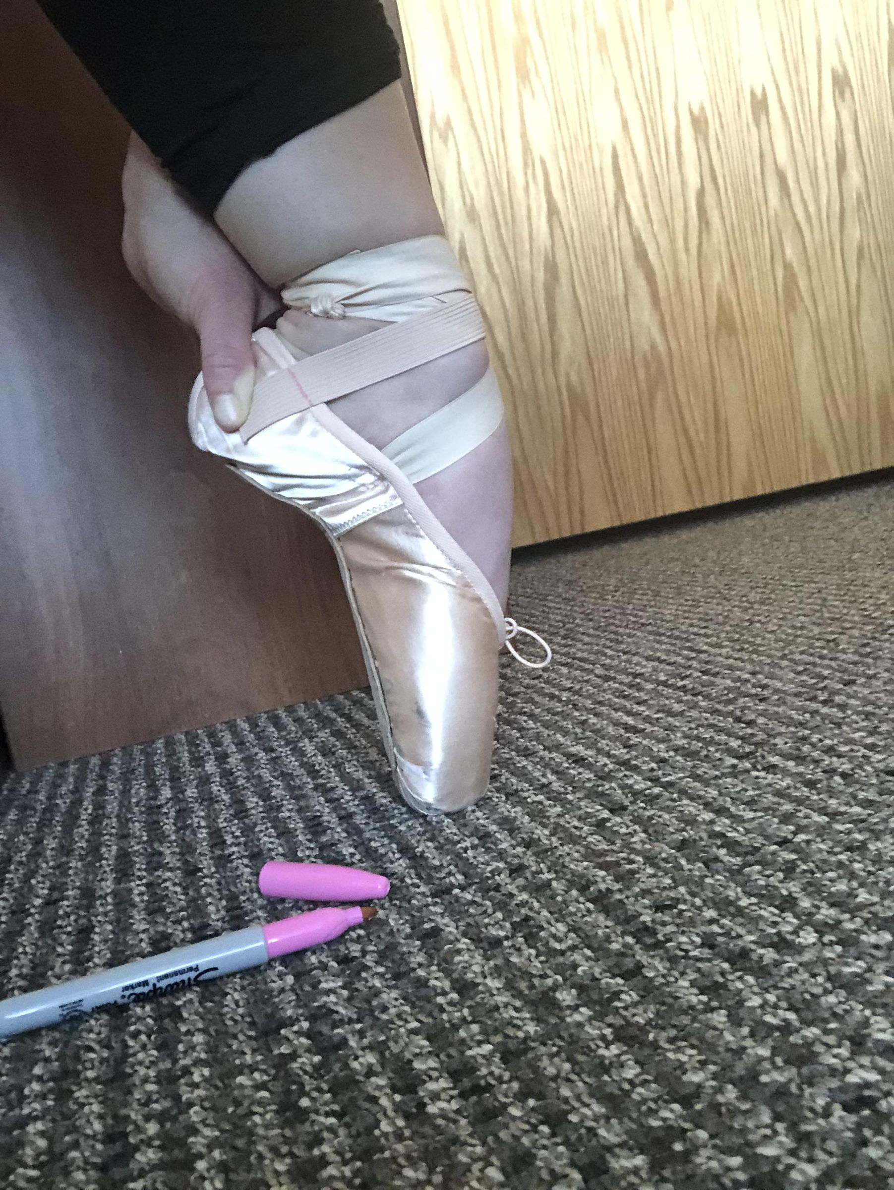 How to Sew Pointe Shoe Elastics 3 Steps Instructables