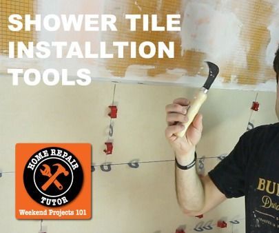 Shower Tile Installation Tools (QUICK TIPS)