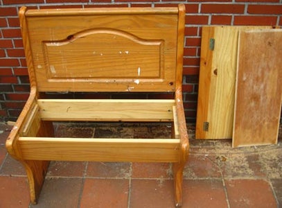 Remove the Bottom of the Bench