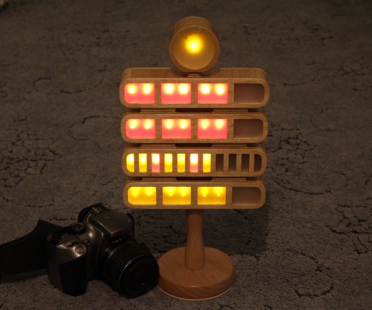 Berlin Clock, Arduino Nano, DS1307 Real Time Clock. 74HC595N 8 Bit Shift Register. 