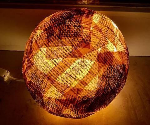 Beaming Book Bauble Lamp Shade