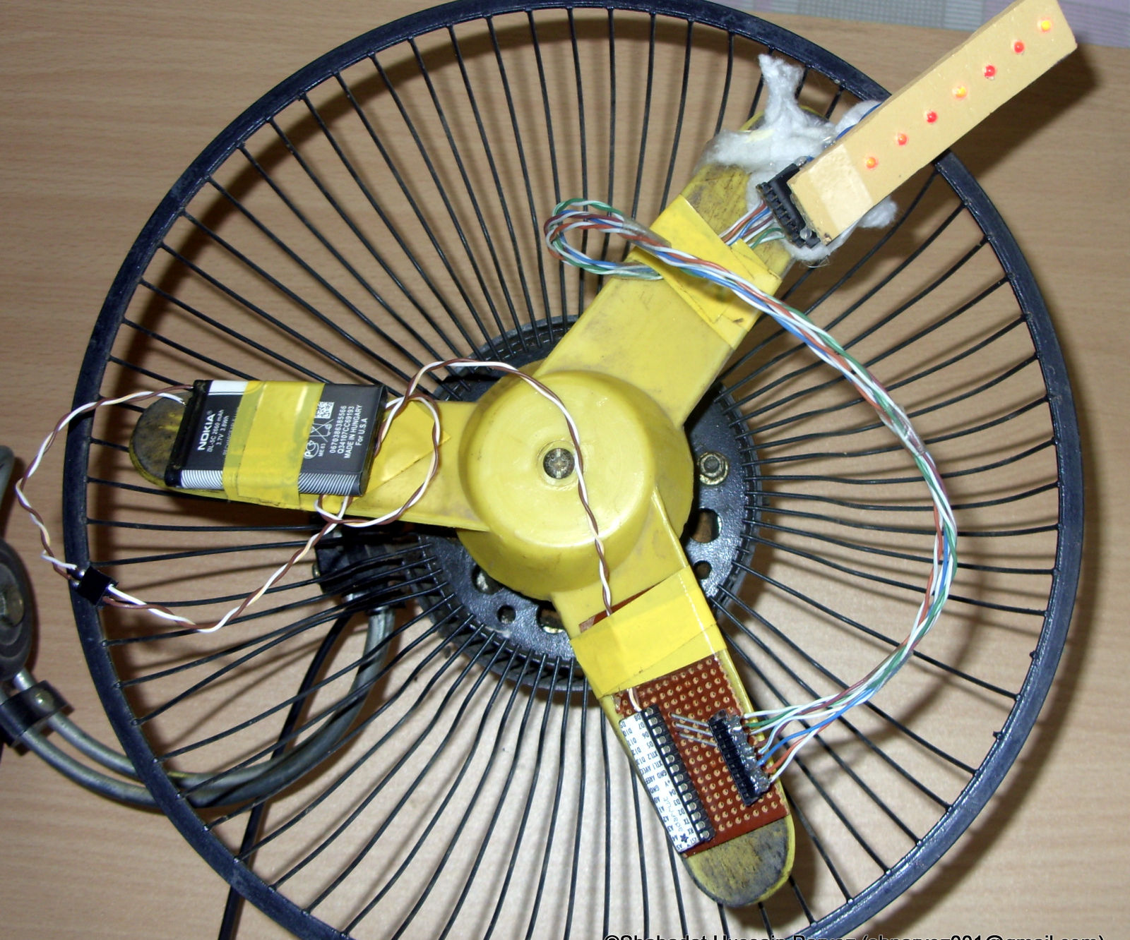 Rotating display (Making + code)