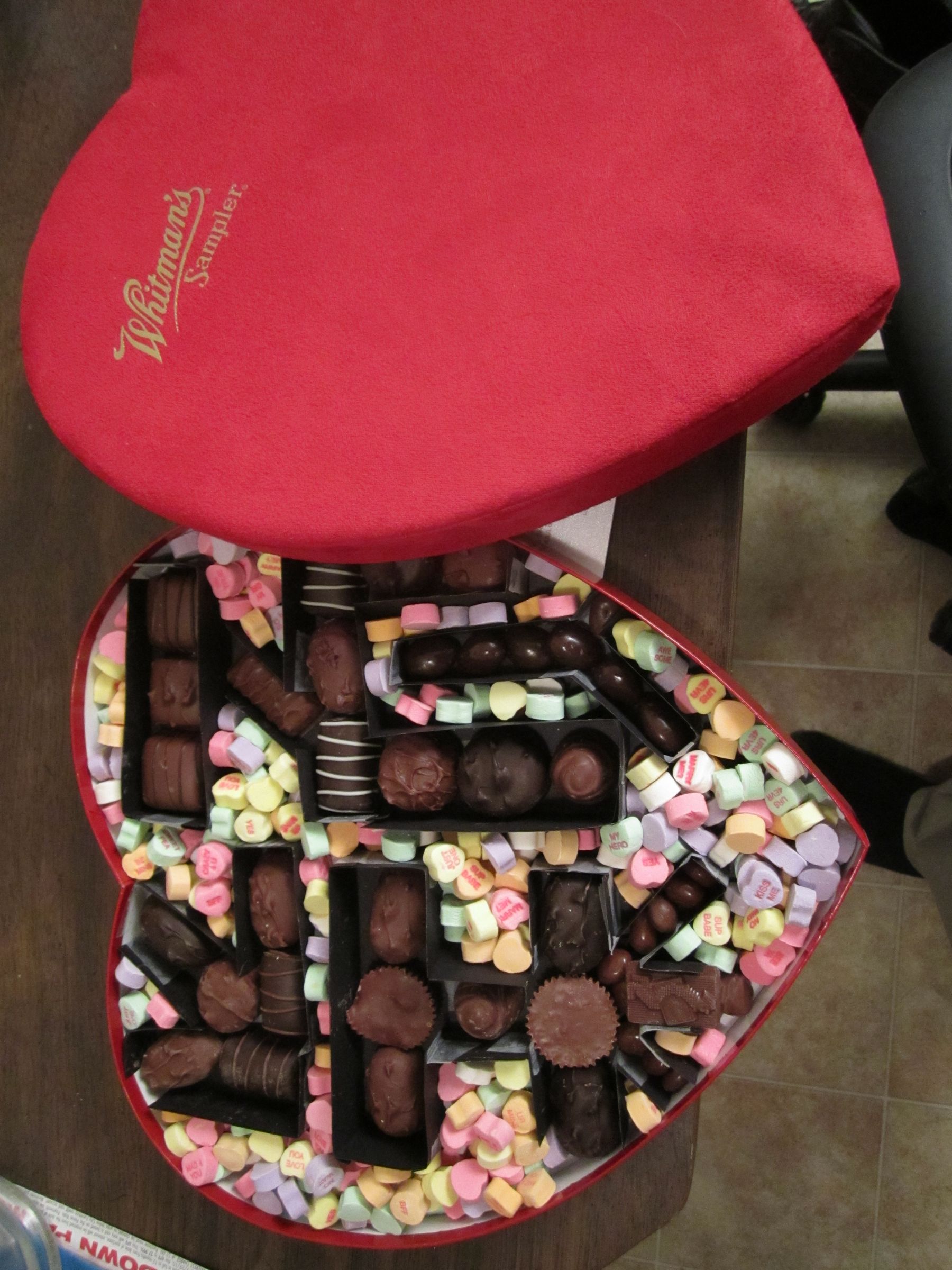 Personalized Heart Chocolate Box