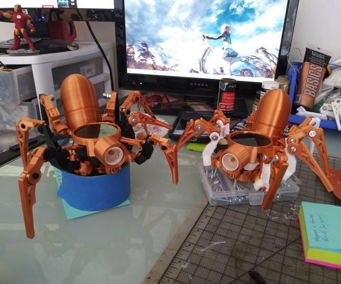 Parado-Asi (Pardox. Asi) Wearable Steampunk Style Spider