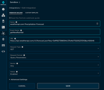 Second Webhook