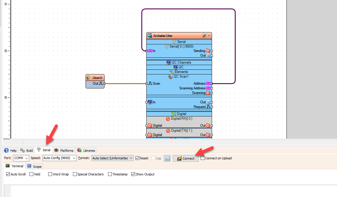 How to Find the I2C Address of the Module With Visuino photo 5