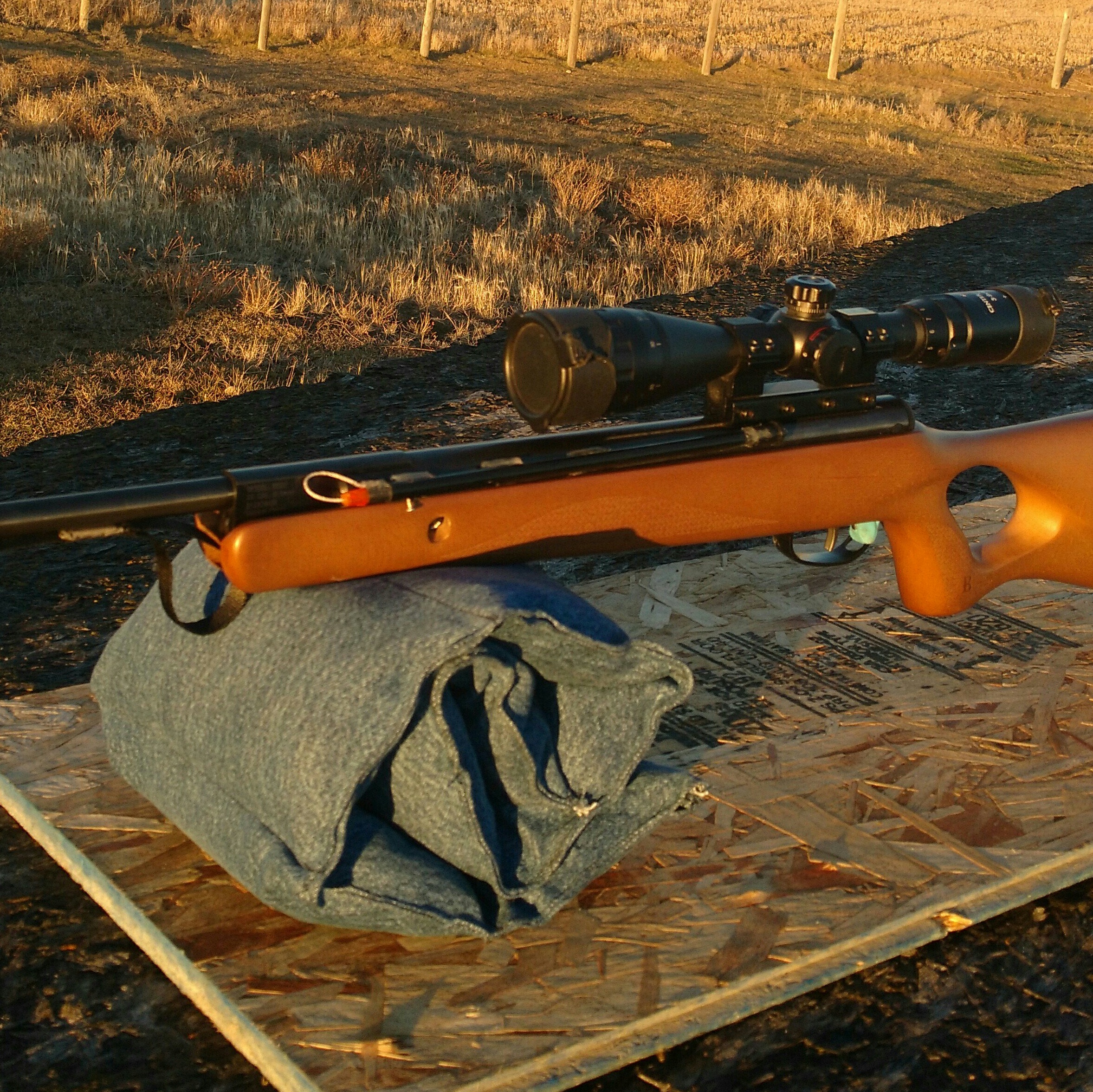 Denim Adjustable Folding Shooting Sandbag