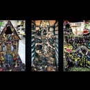 Haunted Gingerbread Display