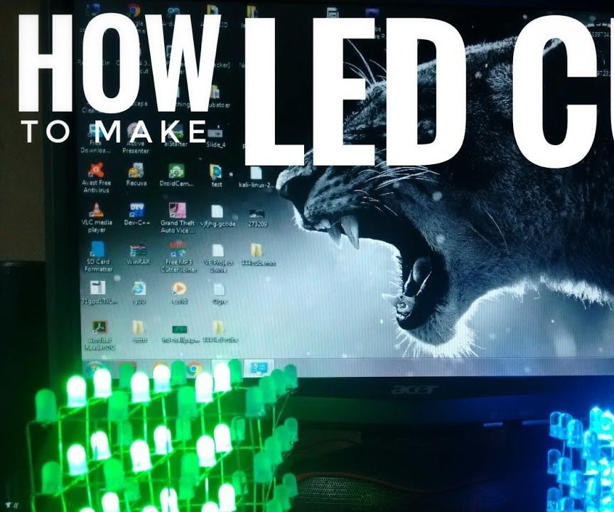 4*4*4 LED CUBE : 5 Steps (with Pictures) - Instructables