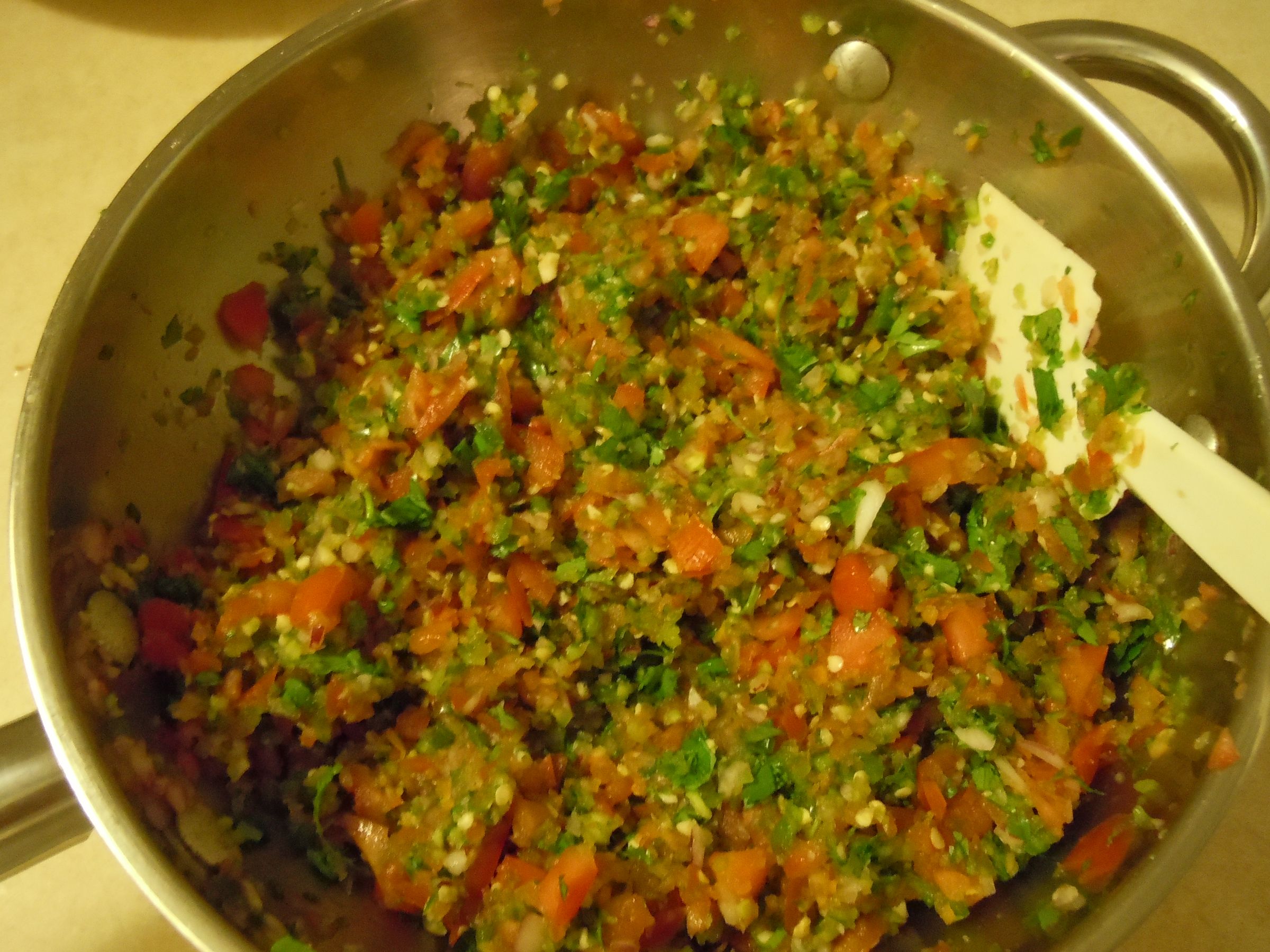 Spicy 3-Pepper Pico De Gallo