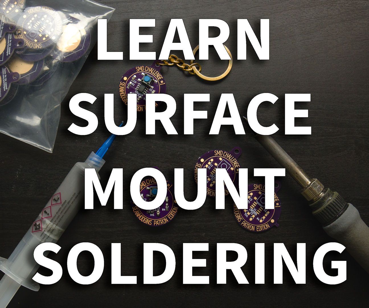 Learn to Surface Mount Solder Using an SMD Challenge PCB