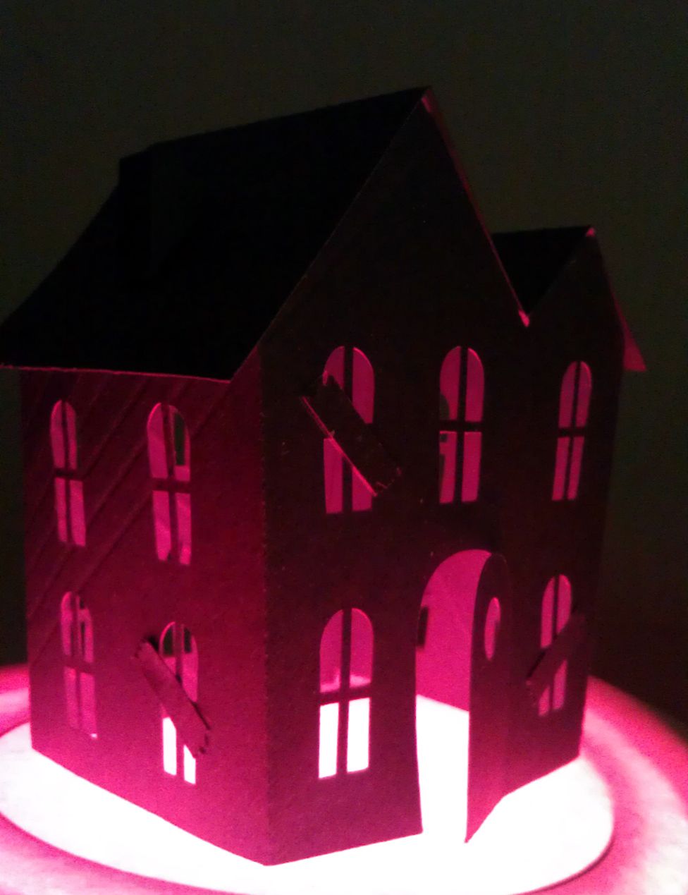 3D Paper House for Halloween Decoration