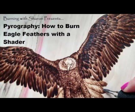 Pyrography: How to Burn Eagle Feathers With a Shader