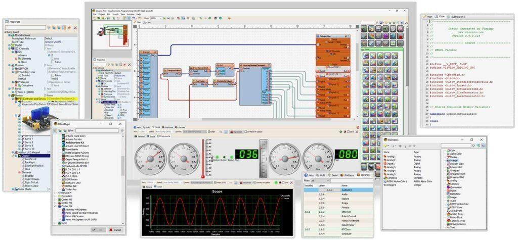Graphical Programming IDE Software for Arduino, ESP32, STM32, Raspberry Pi, IoT