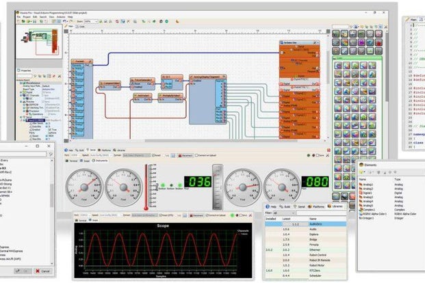 Graphical Programming IDE Software for Arduino, ESP32, STM32, Raspberry Pi, IoT