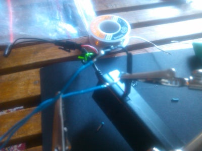 Solder the Button to the Inverter