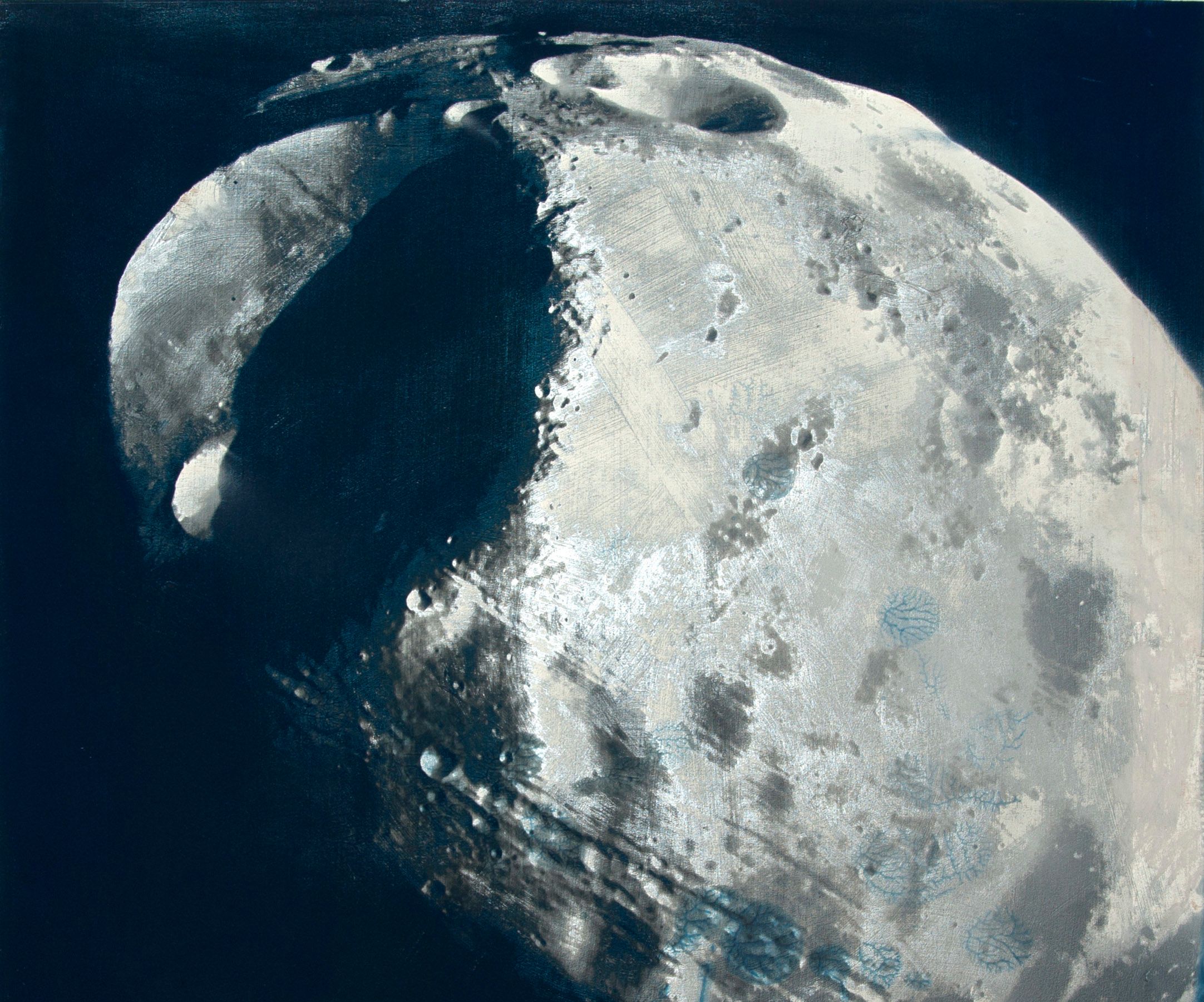 Charcoal and Acrylic Laser (Raster) Etchings