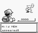 Catching Mew in Pokemon Red/Blue/Yellow Versions