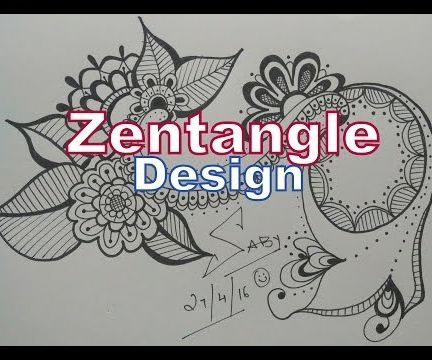 How to Draw Best Zentangle Design