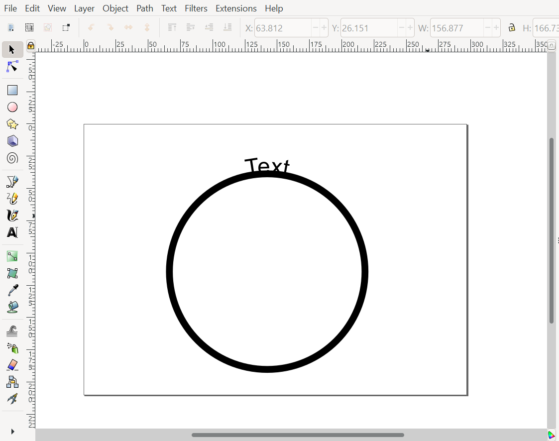 Inkscape: How to Make Text Follow a Circular Line ? ( ~ 9 Skills ) : 5 ...
